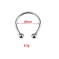 Phụ Kiện Cosplay Vòng Inox Chữ C Cook Ring Brave Man BCS21 InC