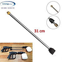 Cây nối dài s.ú.ng máy rửa xe - chiều dài 30cm - chất liệu inox hợp kim đồng- phụ kiện máy rửa xe