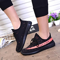 Giày sneaker thời trang nam cao cấp đen pha đỏ