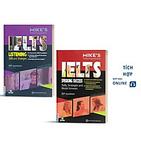 Combo Ielts Mike - Ielts Listening And Ielts Speaking - Dành Cho Người Tự Học - Kèm App Online