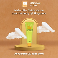 Kem Anhydrous C10 cấp nước và vitamin C cho da, giúp da mềm mịn, trắng sáng và trẻ hóa