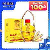 Nước Mắm Tĩn Cá Cơm Vàng Ruột Đỏ độ đạm 60N tự nhiên tĩn gốm 250ml nước mắm rin nguyên chất truyền thống sạch nước mắm nhỉ từ thùng lều gỗ cốt nhĩ đặc biệt cá cơm vàng ruột đỏ muối tinh khiết, sánh đặc thịt cá, không chất bảo quản