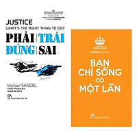 Combo Sách Kỹ Năng Sống Làm Thay Đổi Cuộc Đời Bạn: Phải Trái Đúng Sai (Tái Bản) + Keep Calm - Bạn Chỉ Sống Có Một Lần / Tặng Kèm Bookmark Happy Life