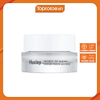 Kem Dưỡng Ẩm Dạng Gel Huxley Secret Of Sahara Cream Fresh and More 7ml