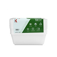 Hộp nhựa đựng thực phẩm Kokusai 750ml Lốc 10 cái