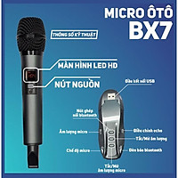 Micro Hát Karaoke Trên Ô TÔ  Kết Nối BLUETOOTH Hát Siêu Hay, Âm Thanh Sống Động