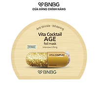 Mặt nạ dưỡng da giúp nâng cơ, chống lão hóa BNBG Vita Cocktail Age Foil Mask - Intensive Lifting 30ml
