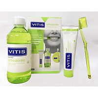 Bộ sản phẩm chăm sóc răng miệng dành cho răng chỉnh nha - Vitis Orthodontic Mixed Pack