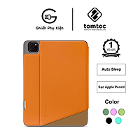 Bao Da Tomtoc USA Hỗ Trợ Sạc Apple Pencil For iPad Pro 10.9/11/12.9INCH 2020 - Hàng Chính Hãng