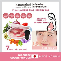 Phấn má hồng thảo mộc ngũ sắc - naturaglacé Nu Cheek Color Powder