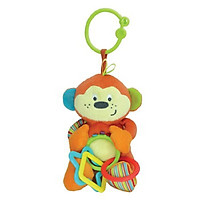 Đồ chơi thú bông gặm nướu WINFUN 0117 - 0118 - 0119 treo nôi Kích thích thị giác cho bé - tặng đồ chơi tắm 2 món