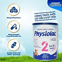 Sữa bột Physiolac 2 900g (Bổ sung DHA)