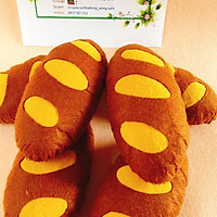 Bánh mì- đồ dùng mầm non- đồ chơi vải nỉ