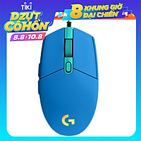 Chuột chơi game G102 8000DPI LED màu tùy chỉnh 6 nút của Logitech