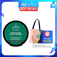 Mặt nạ đất sét thải độc Sukin Super Greens Detoxifying Facial Masque 100ml