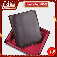 Bóp Ví Nam Da Bò Thật 4U Cao Cấp Dáng Đứng Thời Trang FB203