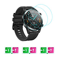 3Pcs Tempered Glass Smartwatch Screen Protector Ultra-thin High Clarity Shatter-proof Anti Scratch Protective Film with