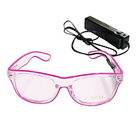 YJ004 Voice-Control Led Glasses 10 Colors Optional Light Up El Wire Neon Rave Glasses Twinkle Glowing Party Club Holiday