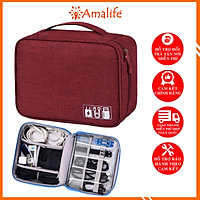 Túi Đựng Phụ Kiện 1 Ngăn Chống Nước, Chống Sốc Cao Cấp – Túi Để Phụ Kiện Điện Thoại – mi01