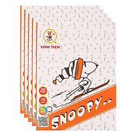 Lốc 5 Tập Vibook Snoopy T125O/R In Oly 200 Trang