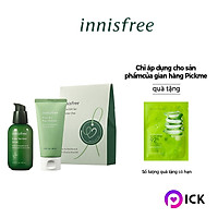 Bộ Sản Phẩm Chăm Sóc Và Phục Hồi Làn Da Trà Xanh Innisfree Green Tea Seed (bộ Serum + sữa rửa mặt)