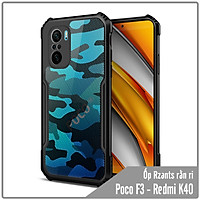 Ốp lưng cho Xiaomi Poco F3 - Redmi K40 Rzants rằn ri che camera - Hàng nhập khẩu