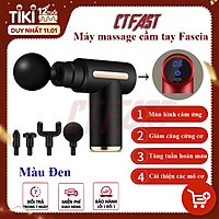 Máy massage mini cầm tay CTFAST-720: Mát xa 6 cấp độ, hỗ trợ maassage chuyên sâu, giảm đau cơ, cứng khớp hiệu quả nhanh chóng, đi kèm 4 đầu chuyên dụng - Quà tặng cho sức khỏe