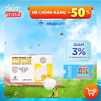 Khẩu Trang Bông Bạch Tuyết N95 - Trắng (20 cái/hộp)