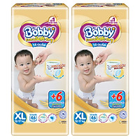 Combo 02 gói tã Bobby Quần Extra Soft Dry XL46 - Tặng 12 miếng