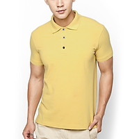 Áo Polo Nam Màu Trơn The Basic Vải Cá Sấu Co Giãn 4 Chiều
