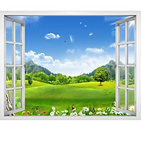 Tranh dán tường cửa sổ cảnh đẹp thiên nhiên VT0406