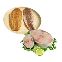 Combo: 1kg Cá bớp cắt khoanh + 500gr Khô cá mối tẩm gia vị đặc biệt