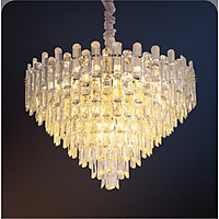 Đèn chùm pha lê cao cấp thiết kế sang trọng trang trí phòng khách, nhà hàng, quán cafe, khách sạn CFL 8190