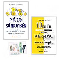 Combo Phá Tan Sự Ngụy Biện + 10 Điều Khác Biệt Nhất Giữa Kẻ Giàu Và Người Nghèo - Tặng kèm bookmark PĐ