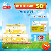 Combo 3 Hộp Bông tẩy trang làm sạch da Bông Bạch Tuyết Calla Mềm Mịn (180 miếng/hộp)