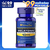 Thực Phẩm Chức Năng - Viên Uống Hỗ Trợ Giấc Ngủ Tự Nhiên, Ngủ Ngon Extra Strength Melatonin 5Mg (60 Viên)