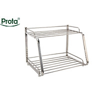 Kệ Lò Vi Sóng Inox Cao Cấp Mẫu Mới Loại Lớn Chắc Chắn Prota - PT-971