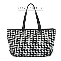 Túi xách nữ/ 1992 s t u d i o/ FREYA BAG/ túi xách nữ công sở/ túi đi học/ túi đựng laptop/ họa tiết houndstooth