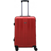 Vali kéo du lịch 837 nhựa PP siêu bền - Đỏ