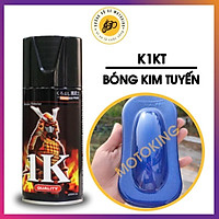 SƠN SAMURAI PHỦ BÓNG MÀU TRONG LẤP LÁNH KIM TUYẾN, BÓNG CAMAY K1KT