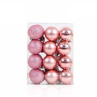 3CM 24pcs Christmas Xmas Tree Party Ball Hanging Ball for Christmas Party Decoration