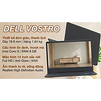 Laptop Dell Vostro 3400 i3 1115G4/8GB/256GB/14"F/OfficeHS/Win11/(70270644)/Đen - Hàng chính hãng