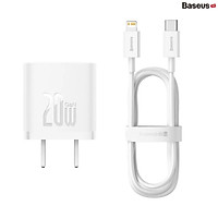 Bộ Sạc Nhanh 20W Baseus GaN5 Fast Charger 1C cho iPhone/Samsung (PD/ QC Multi Quick Charge Support, Smart Protect) - Hàng chính hãng