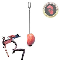 Cây treo thức ăn , trái cây dành cho chim , sóc , gà , thú cưng nhỏ (dài 25cm) thép không gỉ