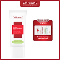 Kem Chống Nắng Kiểm Soát Dầu Và Nhờn Mụn Cell Fusion C Clear Sunscreen 100 SPF 48/PA+++ (35ml)