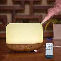 MÁY XÔNG TINH DẦU CHUYÊN DỤNG CÓ REMOTE ĐIỀU KHIỂN TỪ XA, VÂN GỖ, ĐÈN LED CAO CẤP. KHUẾCH TÁN TINH DẦU LAN TỎA HƯƠNG THƠM