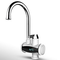 3000W IPX4 220V/50HZ Electric Faucet Temperature Display Instant Hot Tap Water Heater[【3s Quick heat】