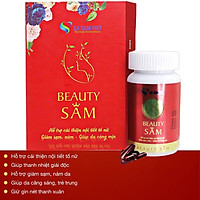 Viên uống Đẹp Da (BeautySAM) - Da sáng bóng, nhẵn mịn, hồng hào từ bên trong một cách tự nhiên, nâng cao thể trạng, thải độc và thanh lọc cơ thể, Cải thiện nội tiết tố nữ