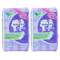 Combo 2 Băng Vệ Sinh Laurier Active Fit Siêu Thấm Hoa Anh Đào - 40 Miếng