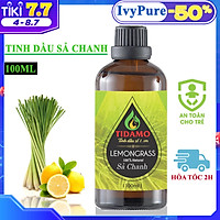 Tinh Dầu Xông Phòng Sả Chanh 100ML Nguyên Chất Nhập Khẩu - Tinh dầu Sả Chanh Giúp Bảo Vệ Sức Khỏe, Kháng Khuẩn, Đuổi Muỗi Và Thư Giãn Tinh Thần